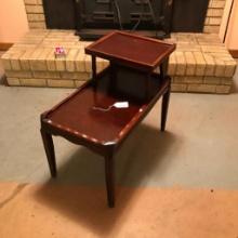 Vintage Wood Lamp Table