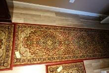 SET OF THREE PERSIAN STYLE HALL RUNNERS 7 X 2