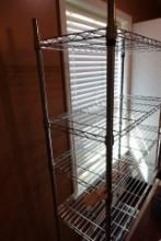 5 TIER WIRE RACK 6' TALL X 3' X 16 INCH