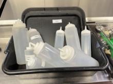 Lot of Squeeze Bottles, Serving Trays