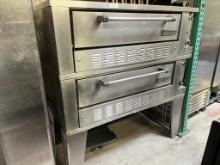 Garland 55 1/2” Double Stacked Gas Pizza Oven w/Stones