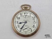 10KGF Waltham Vanguard 23 Jewels Pocket Watch