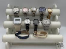 (9) Watches and (2) Watch Bands