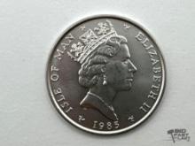 1985 Isle Of Man Platinum Noble Coin, 1oz