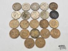 (22) $1 Dollar Coins