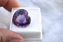 34.48 Carat Oval Cut Amethyst