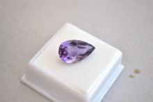 9.35 Carat Pear Cut Amethyst