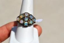 Opal Ring in Sterling Silver