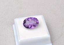 13.00 Carat Fancy Oval Cut Amethyst