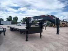 2023 TexLine Flat-Bed 8x35 Trailer, VIN # 7HADF3529P1000166