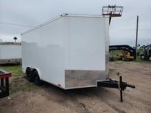 2024 True Blue Enclosed 16ft. Cargo Trailer VIN # 7TDBC1428RT000029