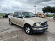 2001 Ford F-150 Pickup Truck, VIN # 1FTRW07L31KD85632