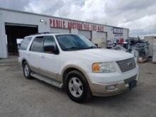 2006 Ford Expedition Multipurpose Vehicle (MPV), VIN # 1FMPU17596LA11155