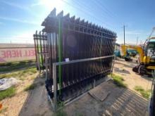 2024 Unused FENS Fen20 Galvanized Steel Fence, (QTY of 20pcs.) 10FT. (L) X (H) 7FT.