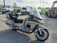 1988 Honda GL1500 Gold Wing Motorcycle, VIN # 1HFSC2205JA003244