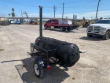 Custom Made BBQ Pit on Trailer, 4x7 *RECEIPT SERVES AS BILL OF SALE