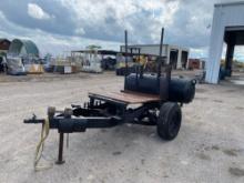 Custom Made BBQ Pit on Trailer, 3ft. 6in. x 7ft. *RECEIPT SERVES AS BILL OF SALE