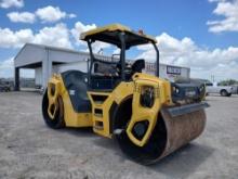 2017 Bomag Tandem Roller, Type:BW206ADO-5, Srl# 101921341008, Hours: 3,104