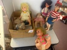 various dolls