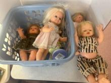 various large baby dolls, mattel and more