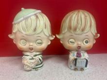 mid century Lipper and mann salt and pepper shakers