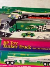 BP gas diecast tanker trucks