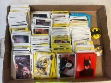 1980s Batman cards and buttons