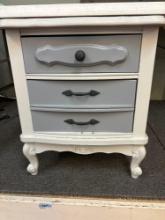 Painted French provincial side table