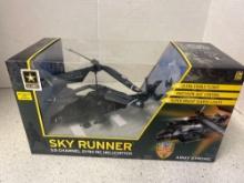 Remote control, sky Runner drone helicopter new in box