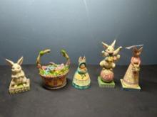 Jim shore Easter figures