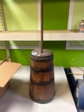 antique butter churn