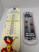 Wall thermometers