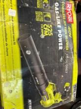 Ryobi cordless jet fan blower tool only open box