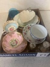 Nice lot of bone China and glass items, paragon and royal, etc.