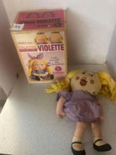 talking shrinking violette doll in original box