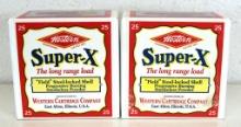 2 Full Sealed Two Piece Boxes Western Super-X Olin 1892-1992 Centennial 12 Ga. Shotshells