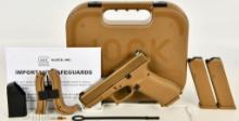 Glock G19X Semi Auto Pistol 9mm Coyote Finish