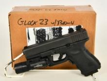 Glock G23 Gen3 Semi Auto Pistol .40 S&W SureFire