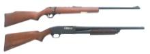 REMINGTON M31 SHOTGUN & MARLIN M15 RIFLE