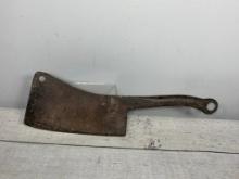 Antique All Steel Large Meat Cleaver