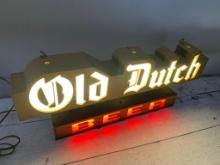 Vintage Old Dutch Beer Electric Lighted Sign