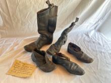 Early Wooden Peg Shoes and Boots