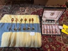 Saechen 24k Gold Teaspoon Set - Avt Krupp Berndorf Spoonset