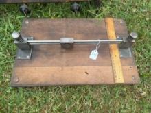 Belt Scroll Saw - Vintage Paper Cutter - Gas Stove Top