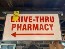 Double-sided Drive-Thru Pharmacy Sign