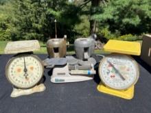 Kitchen and Postal Scales, Metal Candy Dispenser Parts