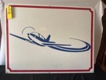 Aluminum Airplane Sign