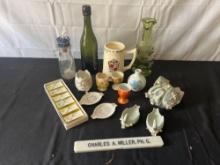 Ceramics, Egg Cups & Glass Decor