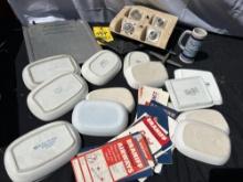 Airplane Parts, Dishware and Ticket Jackets