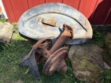 Farmall Front End, Ford Fender and Cultivator Blade